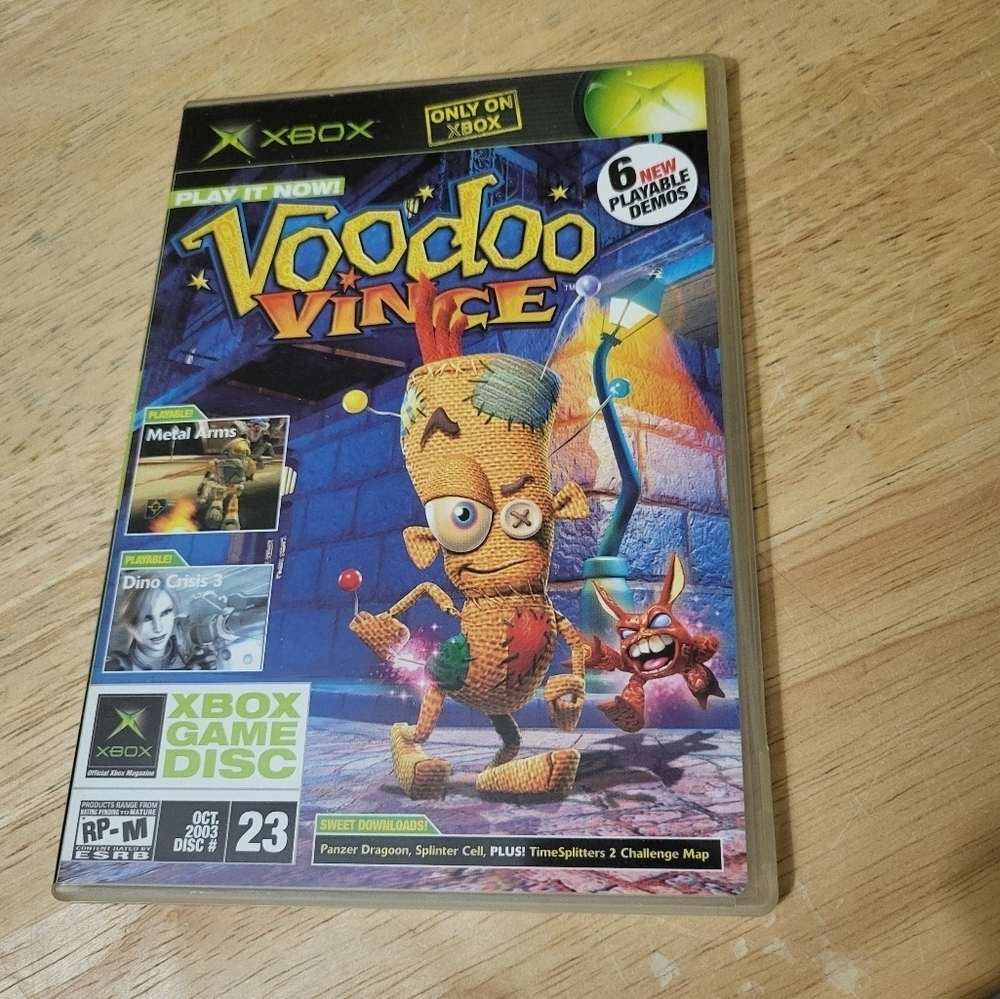 Xbox 2003 Voodoo Vince Game